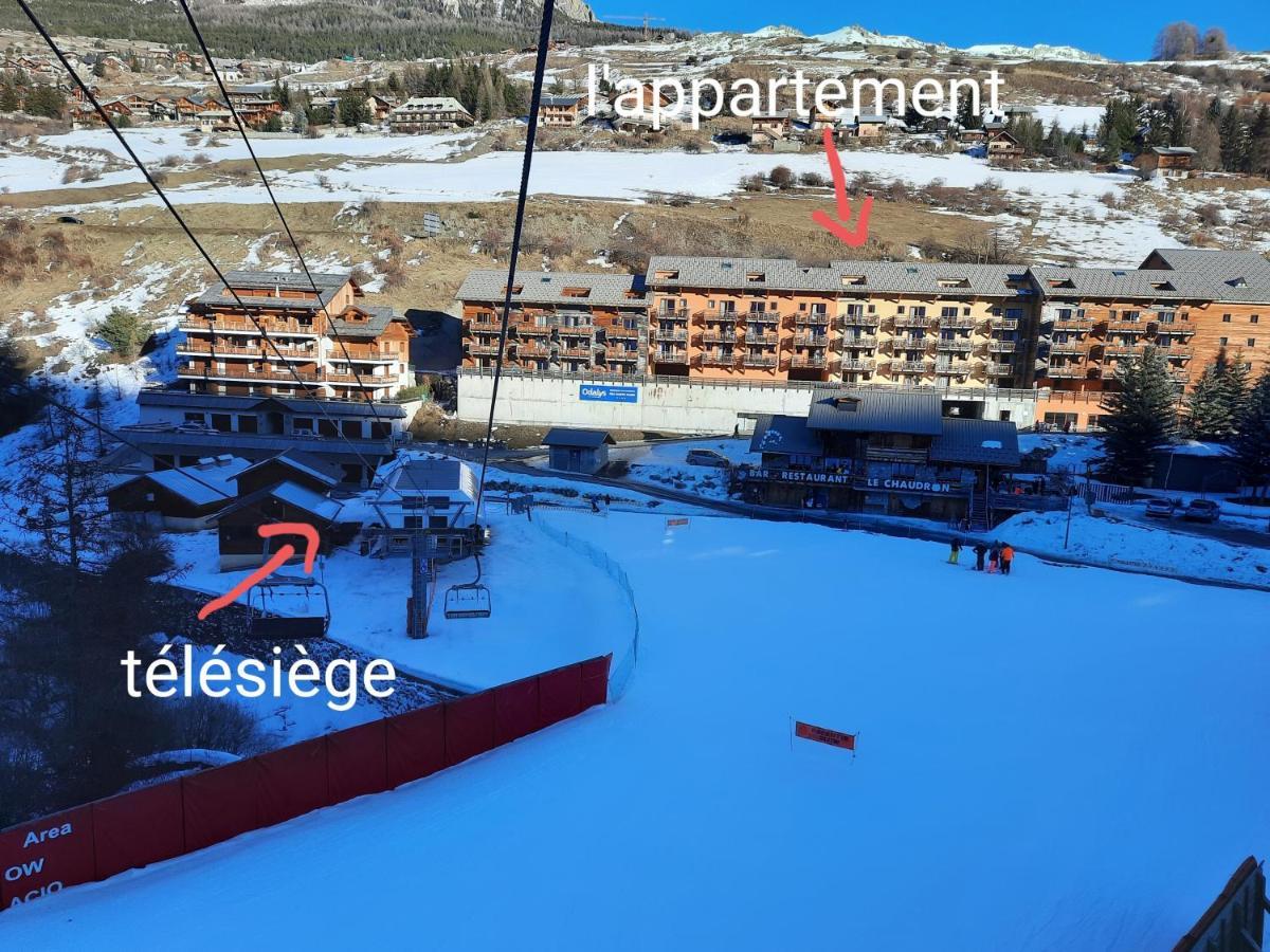 T2/3 6Pers & Pied Des Pistes & Piscine Chauffee Apartment Вар Стая снимка